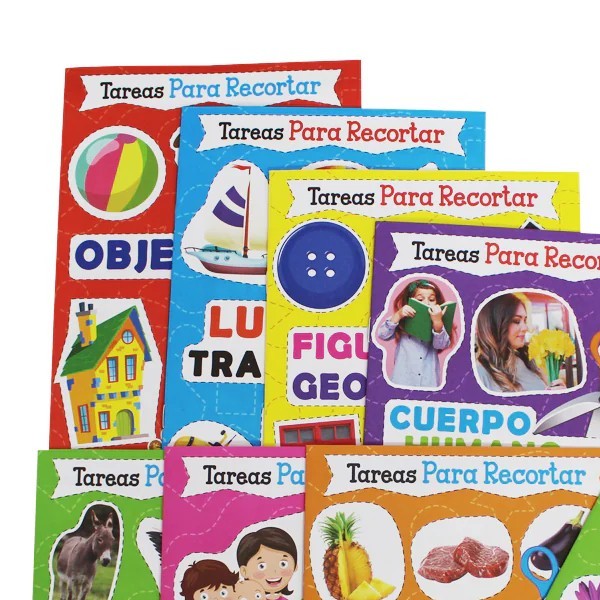 LIBRO ACT. EDU. TAREAS PARA RECORTAR 8T 03100311 PZA